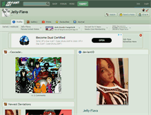 Tablet Screenshot of jelly-flava.deviantart.com