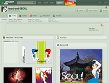 Tablet Screenshot of heart-and-seoul.deviantart.com