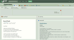 Desktop Screenshot of paladingideon.deviantart.com