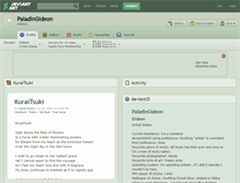 Tablet Screenshot of paladingideon.deviantart.com