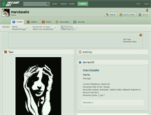 Tablet Screenshot of marutasake.deviantart.com
