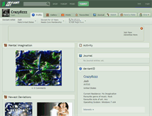Tablet Screenshot of crazy8zzz.deviantart.com
