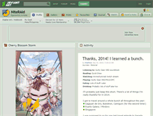 Tablet Screenshot of niteraid.deviantart.com