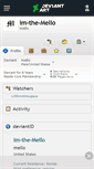Mobile Screenshot of im-the-mello.deviantart.com