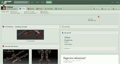 Desktop Screenshot of cgzool.deviantart.com