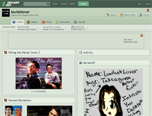 Tablet Screenshot of lawlietlover.deviantart.com