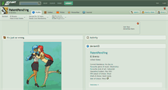 Desktop Screenshot of patentpend1ng.deviantart.com