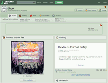 Tablet Screenshot of dispo.deviantart.com