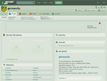 Tablet Screenshot of germancity.deviantart.com