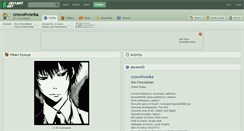 Desktop Screenshot of crowofwonka.deviantart.com
