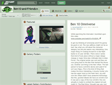 Tablet Screenshot of ben10-and-friends.deviantart.com