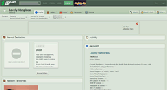 Desktop Screenshot of lovely-vampiress.deviantart.com