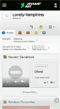 Mobile Screenshot of lovely-vampiress.deviantart.com