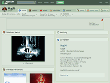 Tablet Screenshot of hog56.deviantart.com