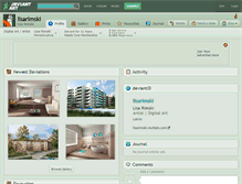 Tablet Screenshot of lisarimski.deviantart.com