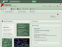 Tablet Screenshot of floppymoo.deviantart.com