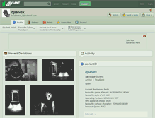 Tablet Screenshot of djsalvex.deviantart.com