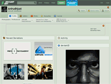 Tablet Screenshot of anirudhjust.deviantart.com