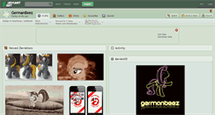 Desktop Screenshot of germanbeez.deviantart.com
