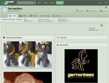 Tablet Screenshot of germanbeez.deviantart.com