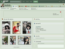 Tablet Screenshot of pj-photo.deviantart.com