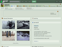 Tablet Screenshot of kalzone.deviantart.com