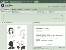 Tablet Screenshot of desertfiend.deviantart.com