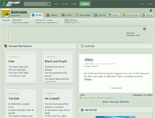 Tablet Screenshot of belindaile.deviantart.com