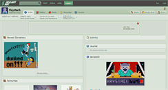 Desktop Screenshot of haystack.deviantart.com
