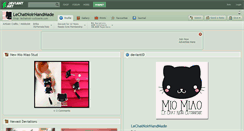 Desktop Screenshot of lechatnoirhandmade.deviantart.com