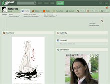 Tablet Screenshot of nefer-ra.deviantart.com