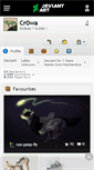 Mobile Screenshot of cr0wa.deviantart.com