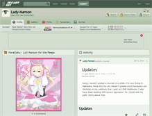 Tablet Screenshot of lady-manson.deviantart.com