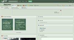 Desktop Screenshot of black-draco.deviantart.com