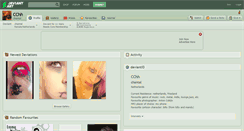 Desktop Screenshot of cchh.deviantart.com