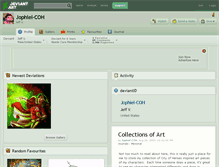 Tablet Screenshot of jophiel-coh.deviantart.com