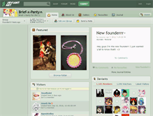 Tablet Screenshot of brief-x-panty.deviantart.com