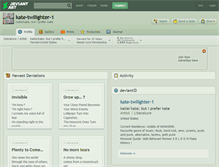 Tablet Screenshot of kate-twilighter-1.deviantart.com