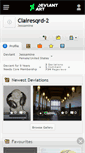Mobile Screenshot of clairesqrd-2.deviantart.com