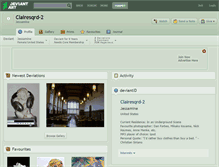 Tablet Screenshot of clairesqrd-2.deviantart.com