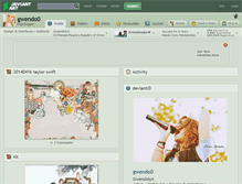 Tablet Screenshot of gwendo0.deviantart.com