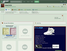 Tablet Screenshot of chee2424.deviantart.com