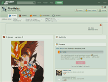 Tablet Screenshot of fire-natsu.deviantart.com