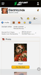Mobile Screenshot of electriclinda.deviantart.com