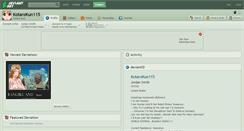 Desktop Screenshot of kotarokun115.deviantart.com