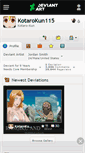 Mobile Screenshot of kotarokun115.deviantart.com