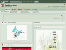 Tablet Screenshot of chozcunningham.deviantart.com