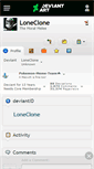 Mobile Screenshot of loneclone.deviantart.com