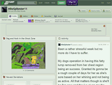 Tablet Screenshot of mikespikester11.deviantart.com