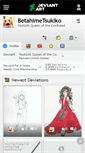 Mobile Screenshot of betahimetsukiko.deviantart.com